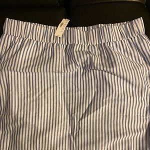 COPY - J. Crew Stripped Cotton Midi Skirt